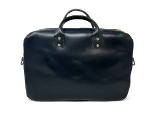 Slim Briefcase in Horween Black Chromexcel