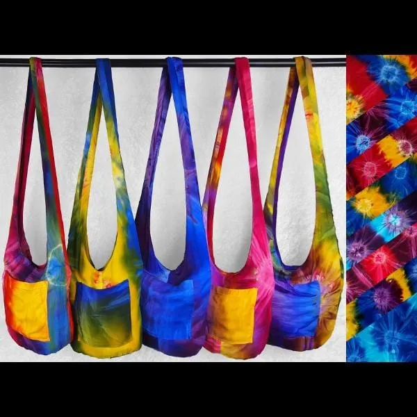 Tie-Dye Boho Shoulder Bag