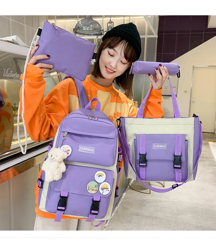 Toleet   Fashion Backpack (4pcs)