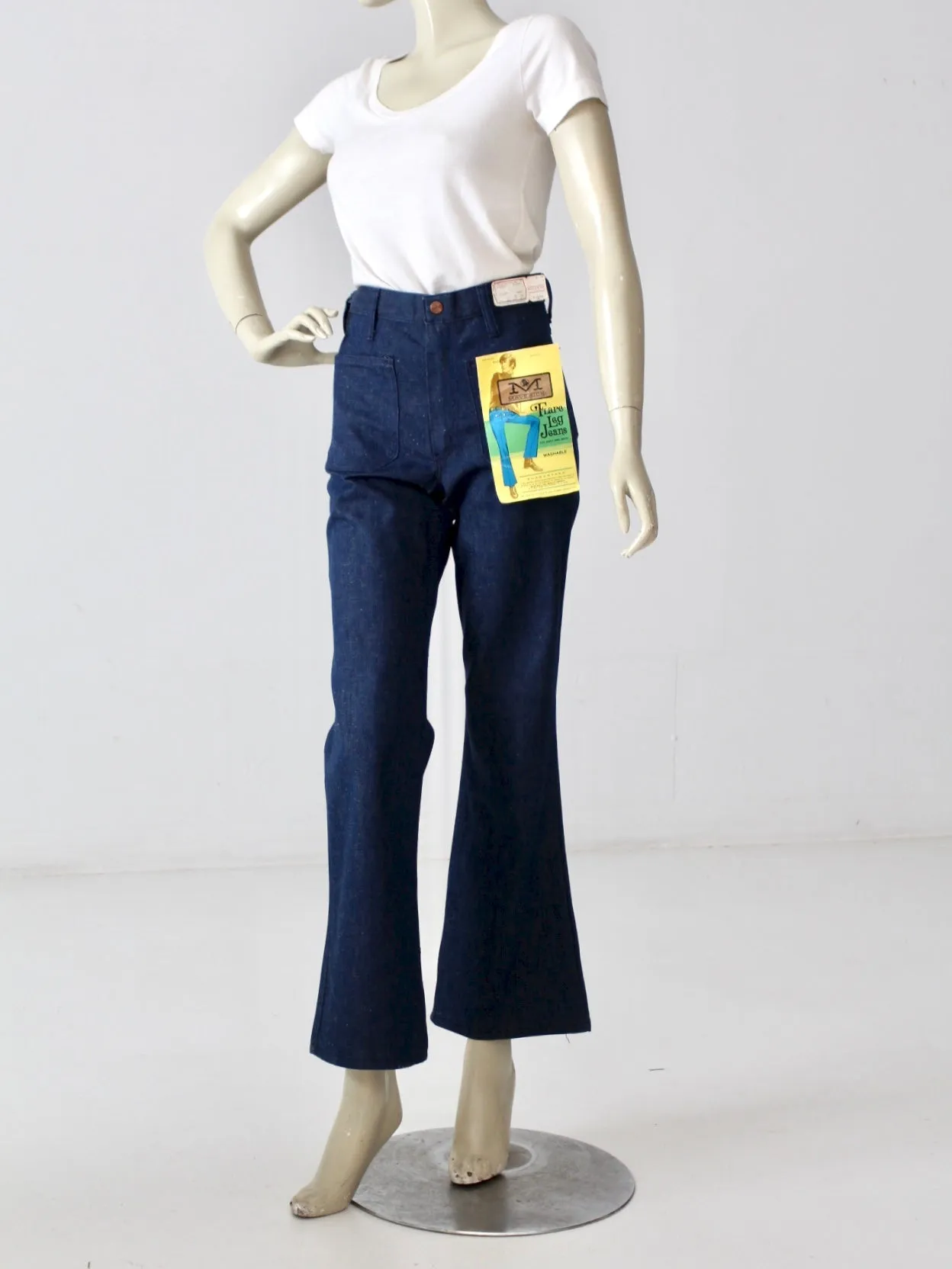 vintage 70s Blue Bell Maverick jeans NOS, 29 x 29.5