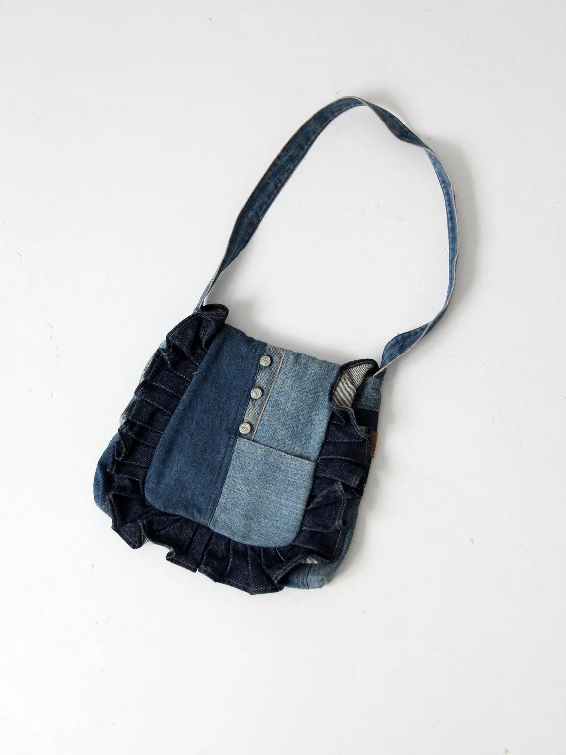 vintage 70s denim purse