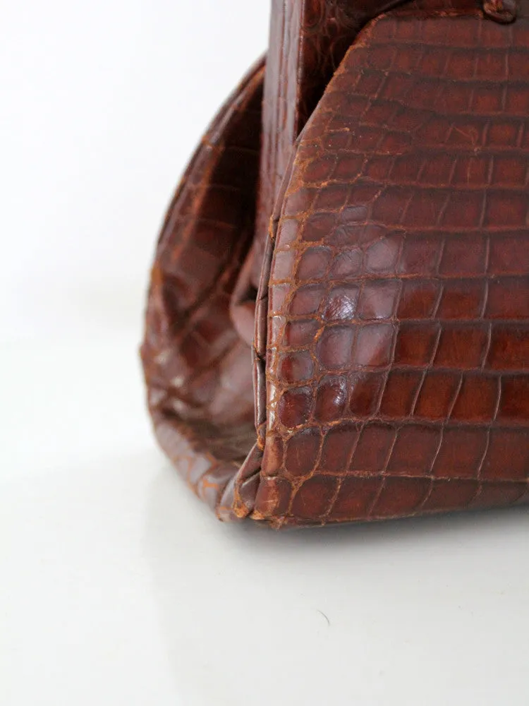 vintage alligator purse