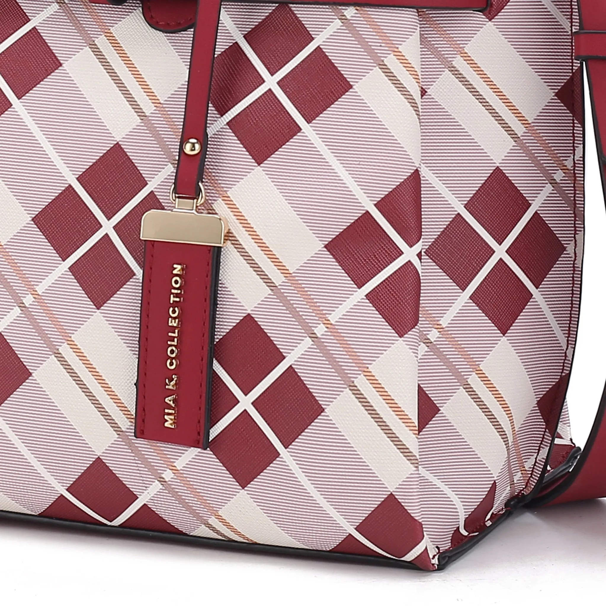 Vivian Plaid Shoulder Bag