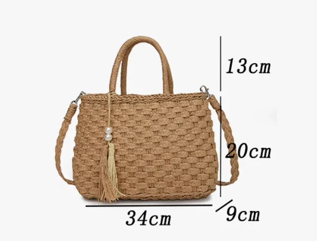 Women's Cross-body Woven Bag